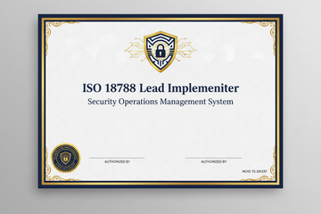 ISO 18788 Lead Implementer-Security Operations Management System